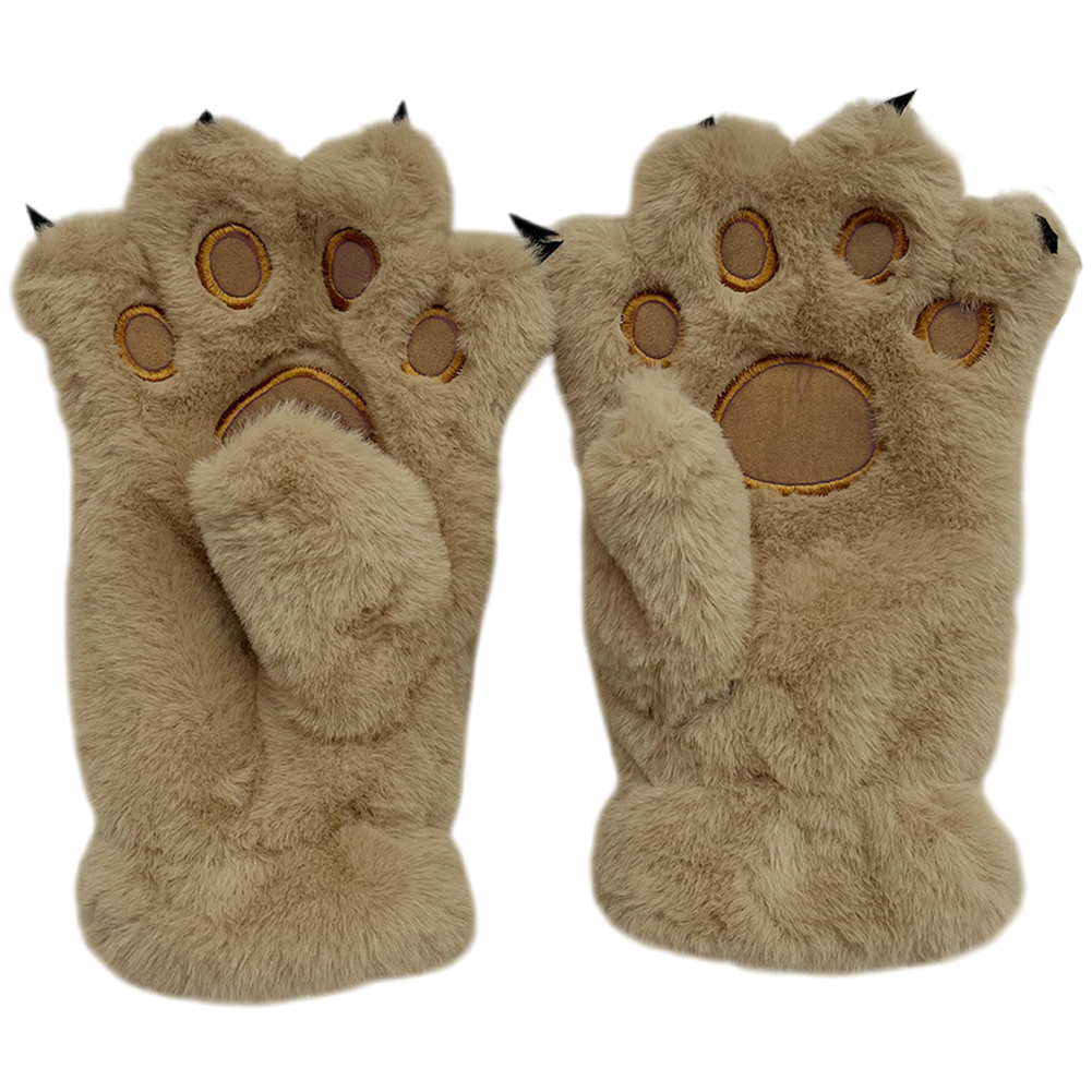 GPT 手袋 ミトン アニマル 可愛い ファー 冬 暖かい 防寒 裏ボア