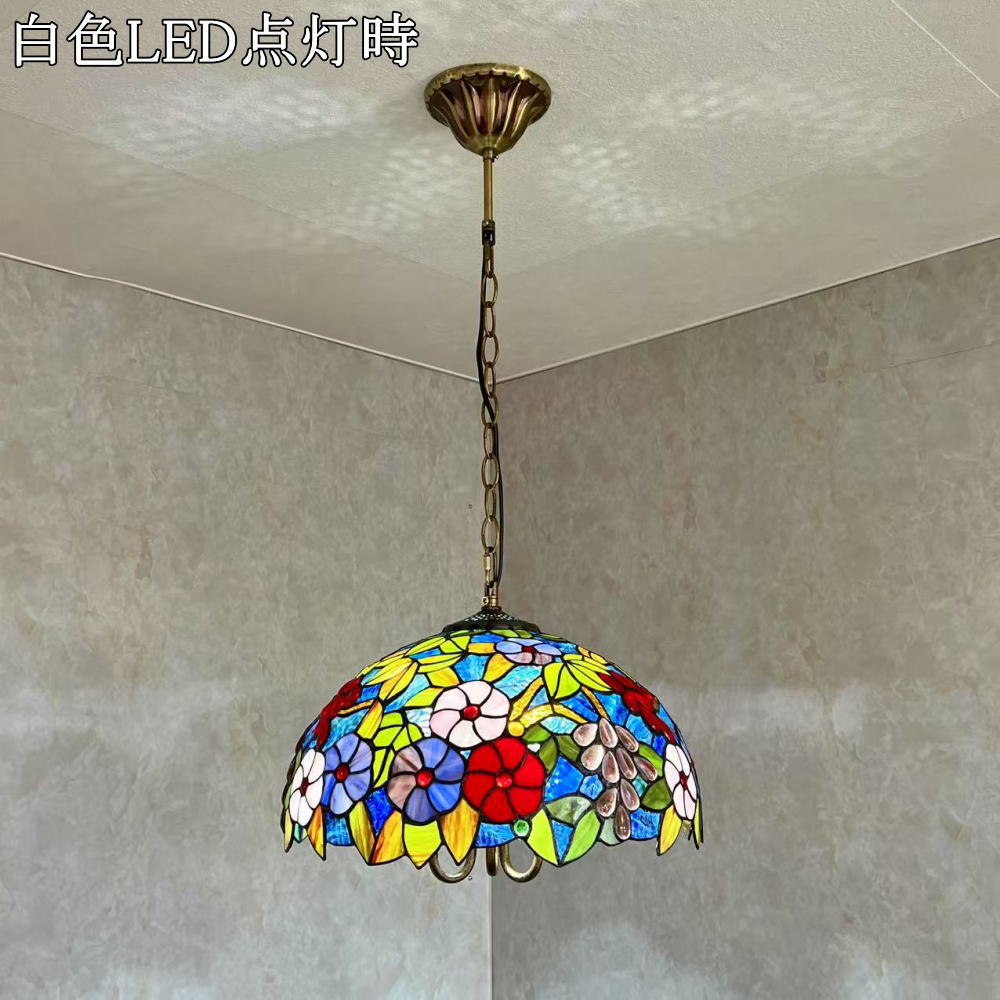 ステンドグラス ペンダントライト シーリングライト シャンデリア