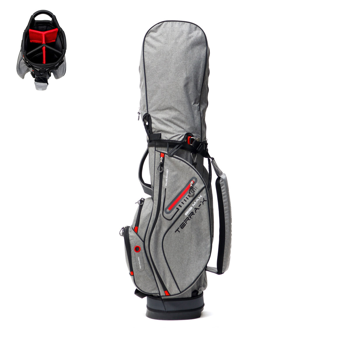 BIG MAX（ビッグマックス） キャディバッグ ゴルフ フードカバー 軽量