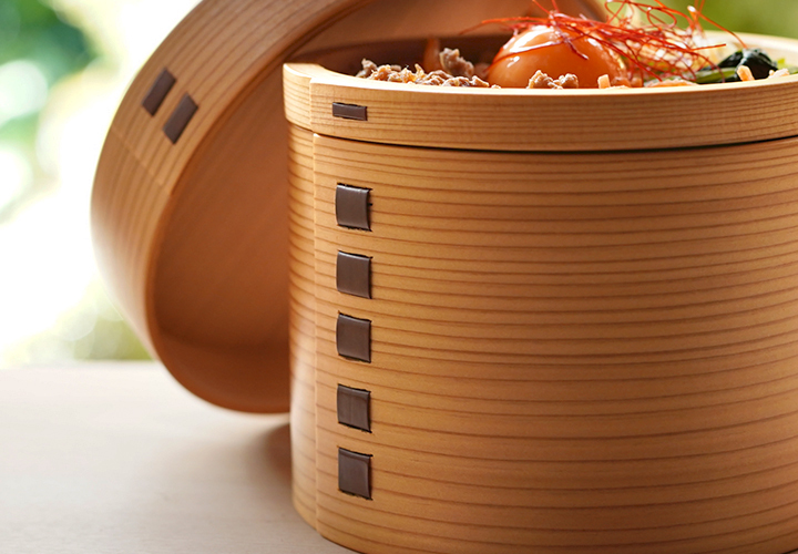 曲げわっぱ 弁当箱 丸二段 栗久 わっぱ弁当 国産 日本製 ギフト 贈り物