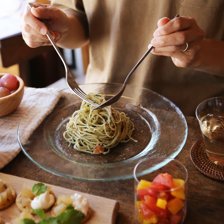 木村硝子店 ヒップ 10インチ リムプレート ガラスプレート 255mm
