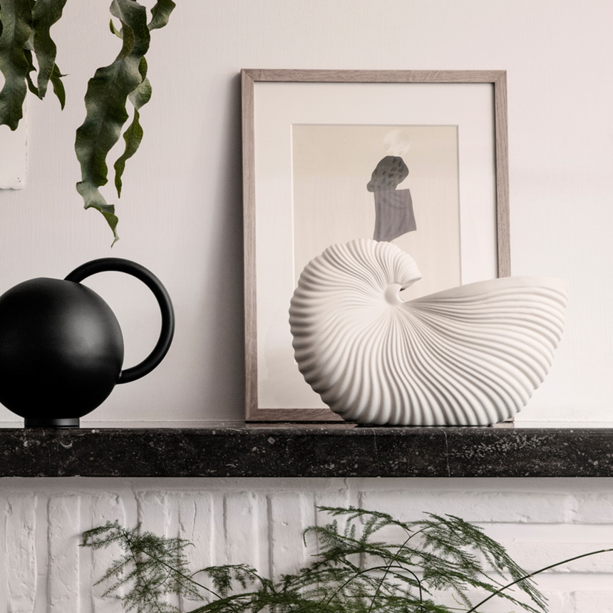 ferm LIVING ファームリビング シェルポット Shell Pot 北欧 人気