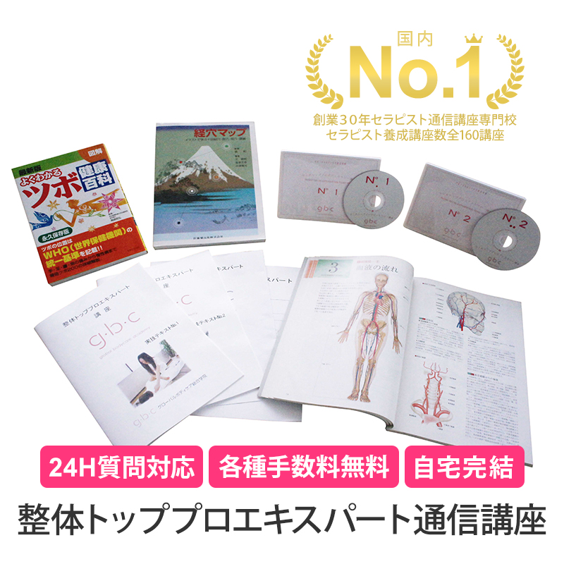 通信講座 整体トッププロエキスパート 整体 セラピスト セラピー 資格