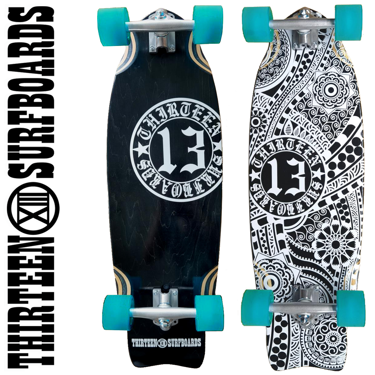 スケートボード ミニクルーザー 31インチ 13SURF 13SURFBOARDS 31