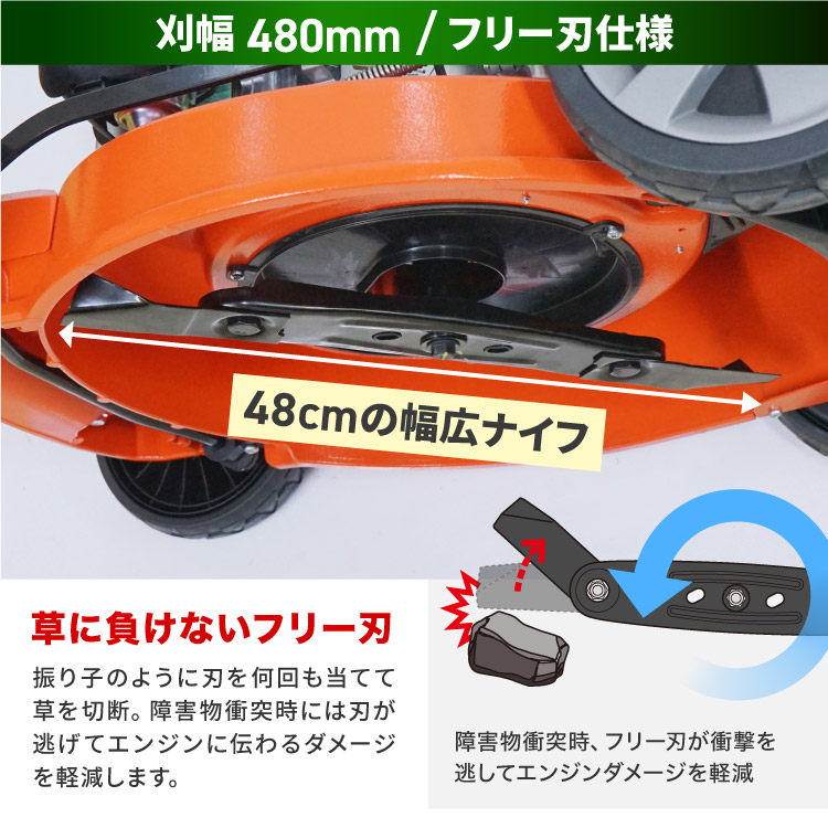 PLOW 芝刈り機 プラウ 芝刈機 ホンダ エンジン 自走式 家庭用 GC480