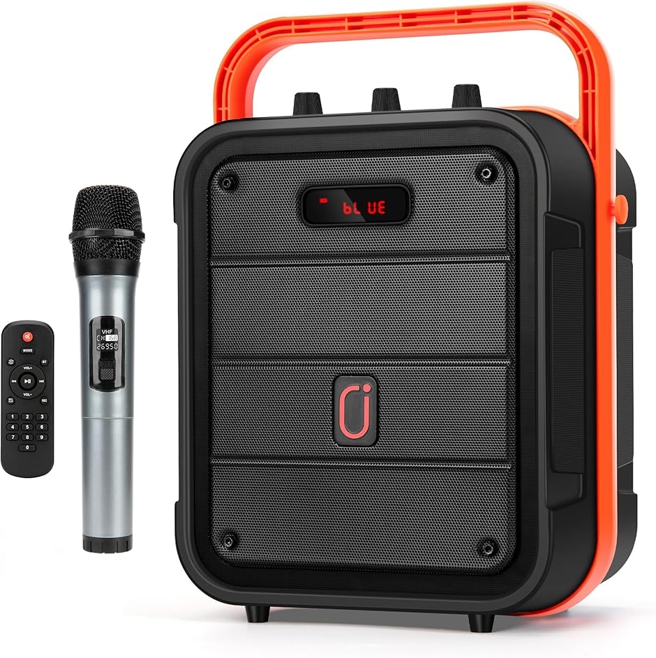 スピーカーセット 拡声器 ワイヤレスマイク1本 Bluetooth 5.0対応 充電