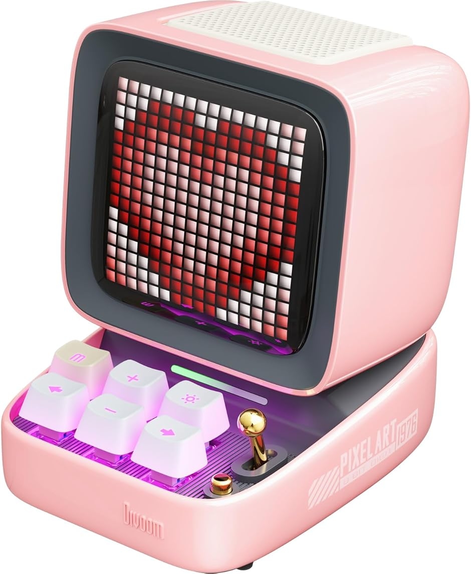 互換品】 Ditoo-plus ポータブル Bluetoothスピーカー 3.55インチ LED