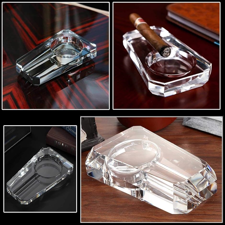 シガー 灰皿 葉巻 クリスタル 葉巻用灰皿 K9クリスタル 透明 MDM(透明