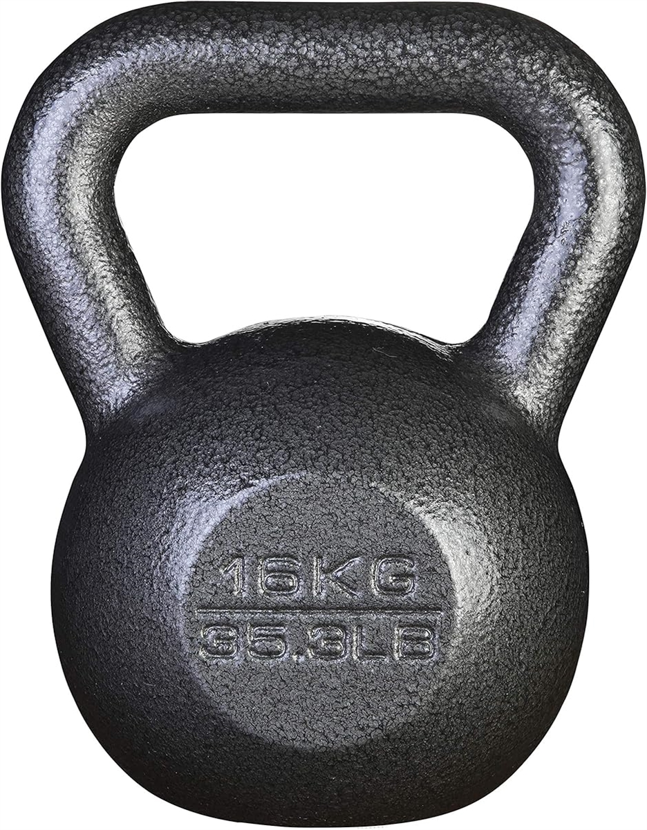 ケトルベル 一体型鋳鉄 ジムや自宅に最適(16kg) : スピード発送