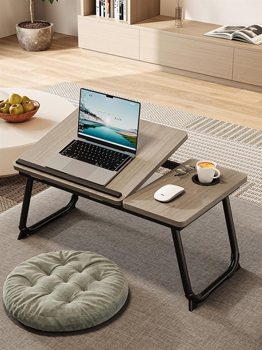 多機能 折畳みテーブル 0°〜36°調整可能折りたたみ 一人暮らし ロー