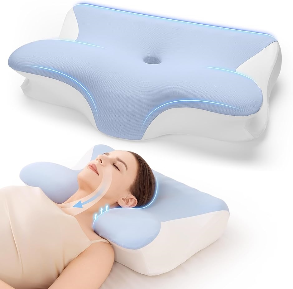 枕 首が痛くならない まくら ストレートネック 低反発 横向き寝