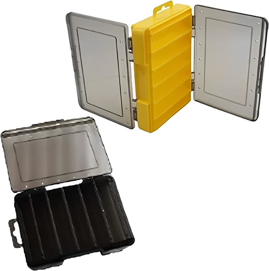 リバーシブル ルアーケース タックルボックス 収納 釣具収納ボックス