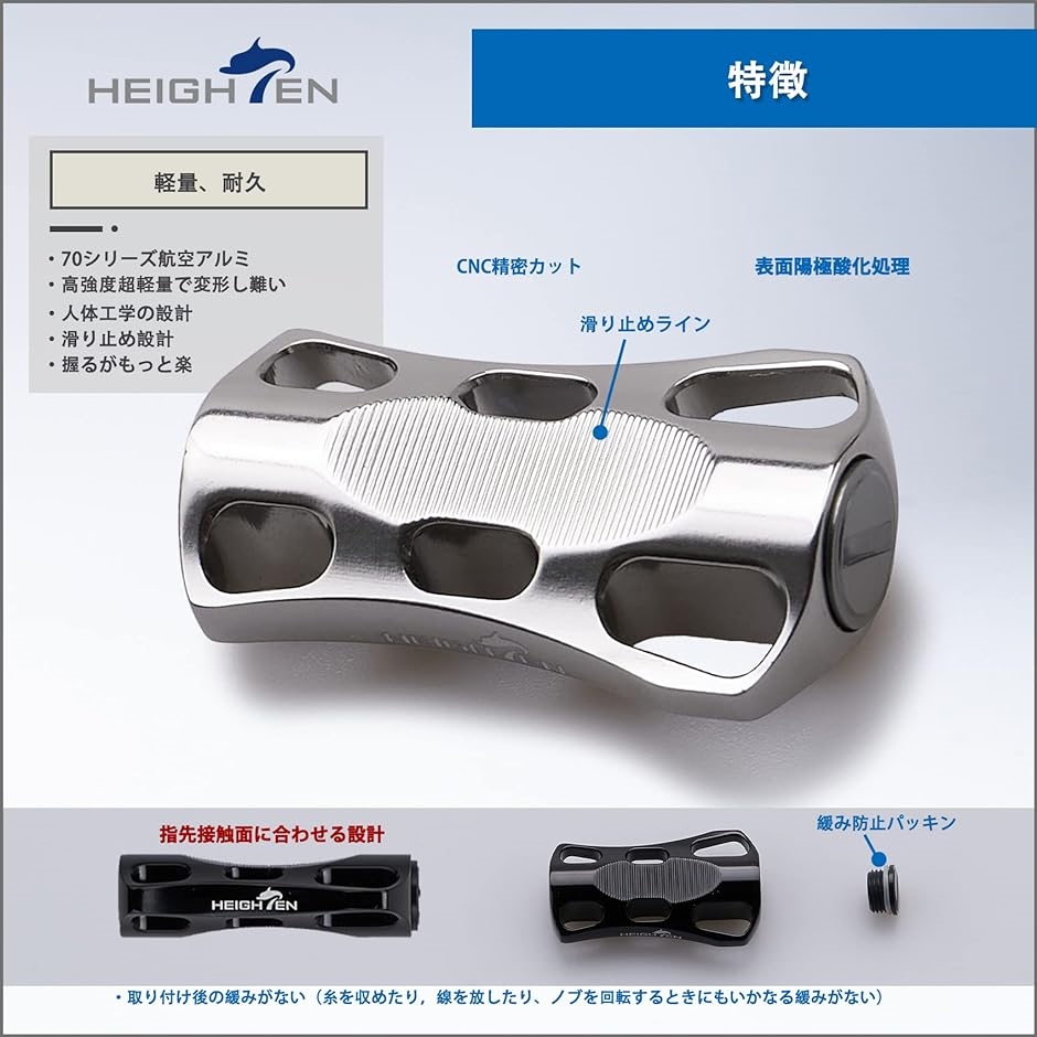 22mm リール ハンドル ノブ シマノ ダイワ 通用 Shimano Type Daiwa S