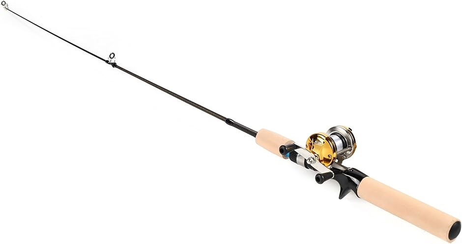 釣竿セット ベイトセット コンパクトベイトロッド 両軸リール 約100cm