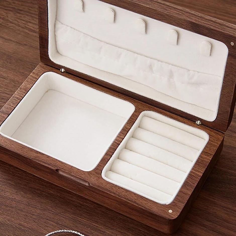 ジュエリーボックス アクセサリーケース 木製 北欧 持ち運び