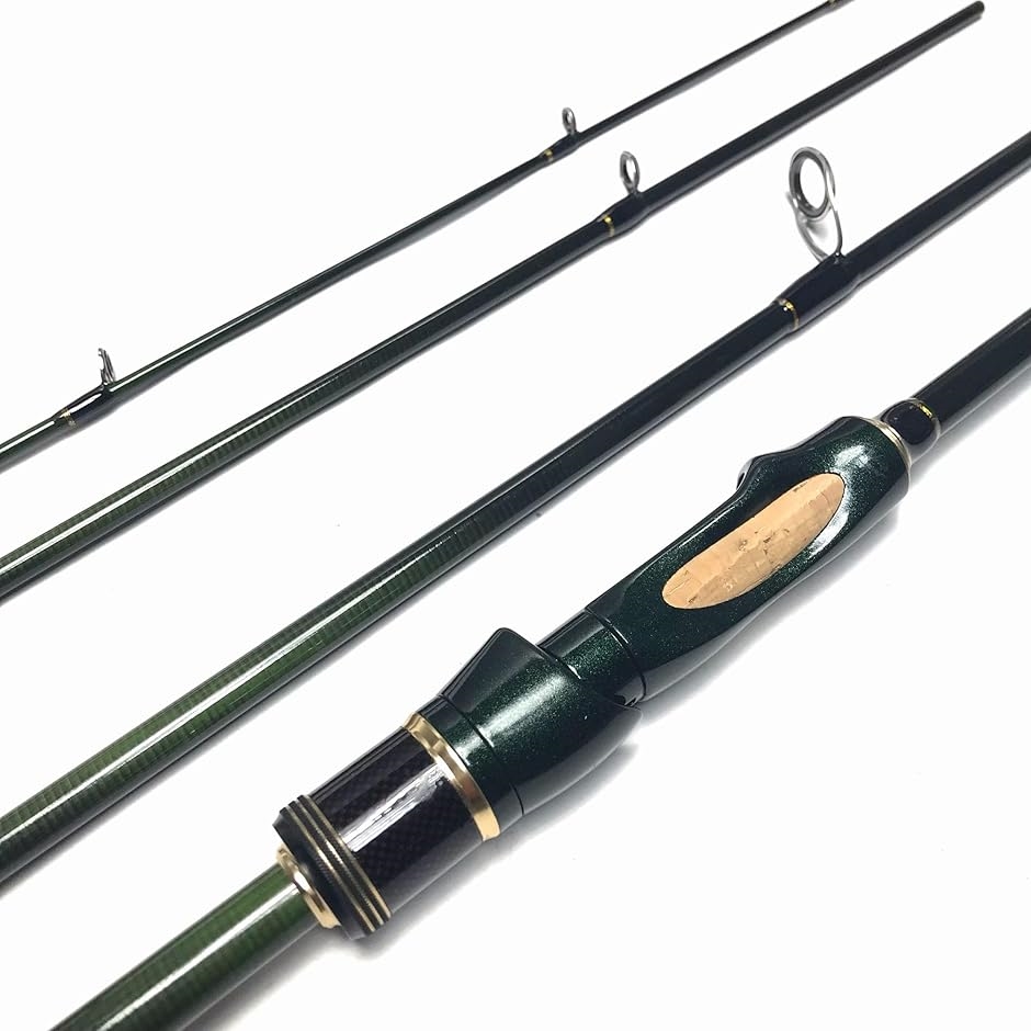 6フィート 1.8m スピニングパックロッド 4ピース バスロッド(6ft(1.8m