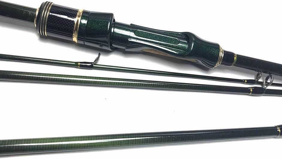 6フィート 1.8m スピニングパックロッド 4ピース バスロッド(6ft(1.8m