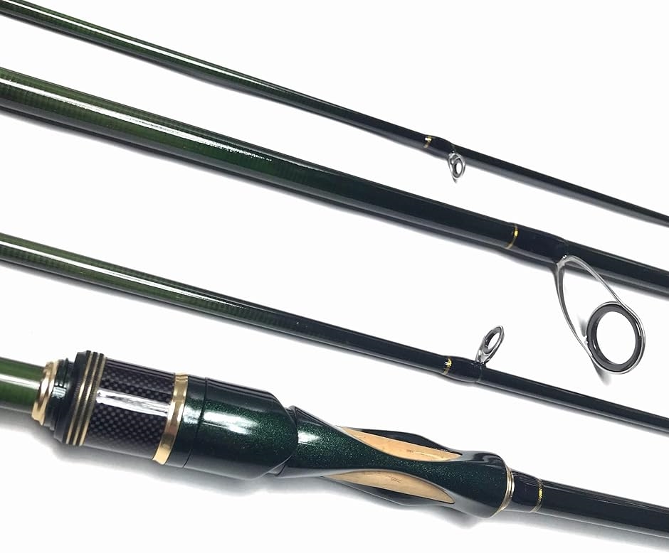 7フィート 2.1m スピニングパックロッド 4ピース バスロッド(7ft(2.1m