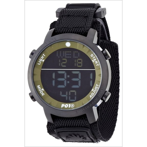 プレイタイム 腕時計 P01 TIME 時計 スーパー デジタル オリーブ PL