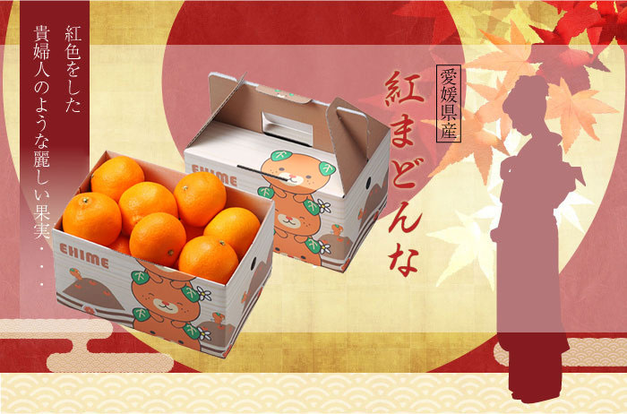 みかん 紅まどんな 〇等級 4L〜Lサイズ 2.5kg みきゃん箱入 愛媛県産