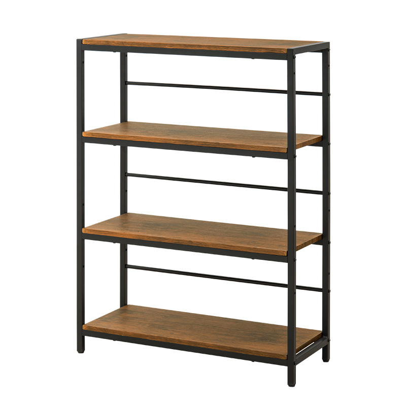 HAGiHARA（萩原） ラック スリムラック オープンラック 4段 幅75cm