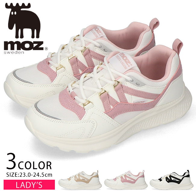 moz（モズ） スニーカー レディース 歩きやすい 疲れない 軽量 厚底