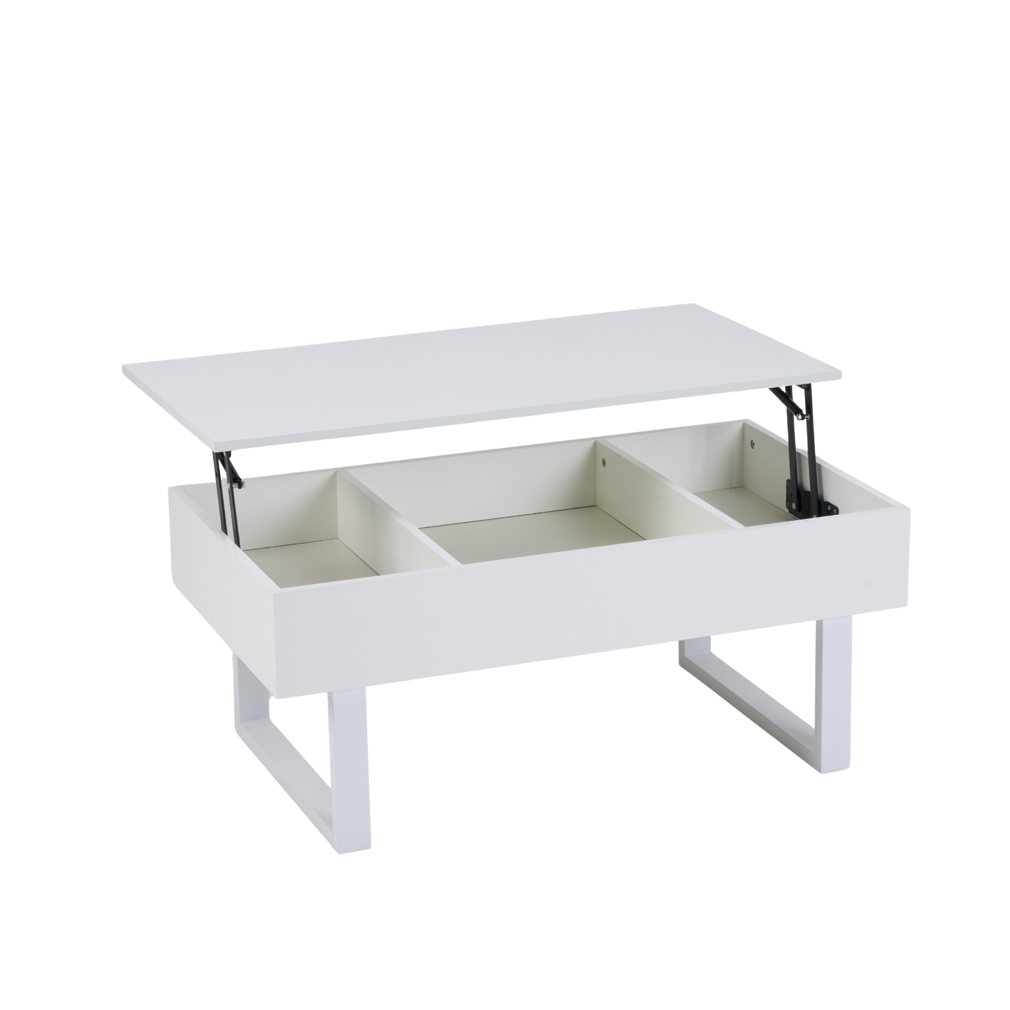 木製鏡面センターテーブル 昇降式 高級感 ローテーブル リビング