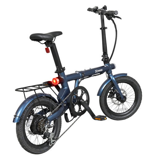 ハイガー 電動アシスト自転車 折り畳み 軽量 5段階アシスト HG-UT16ZB