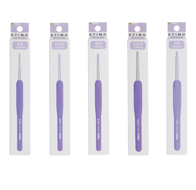 Tulip（チューリップ） かぎ針 エティモ ムラサキ ETIMO Murasaki
