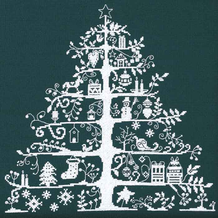 クロスステッチ キット クリスマス ツリー 緑 グリーン JPBK557G 刺繍