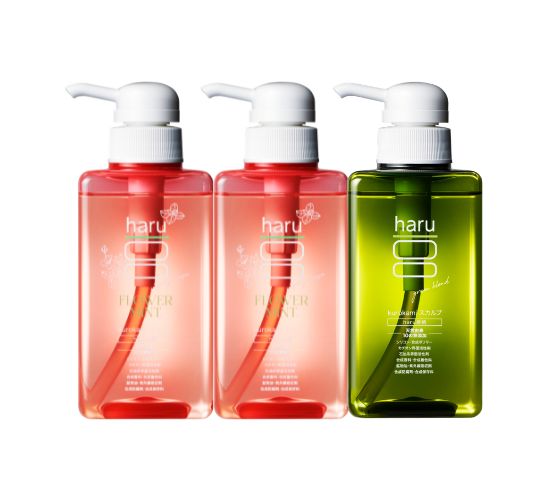 haru（ハル） シャンプー haru kurokami スカルプ 選べる 3本 セット