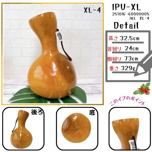 イプ XLサイズ フラ フラダンス 楽器 ハワイ ハワイアン 打楽器