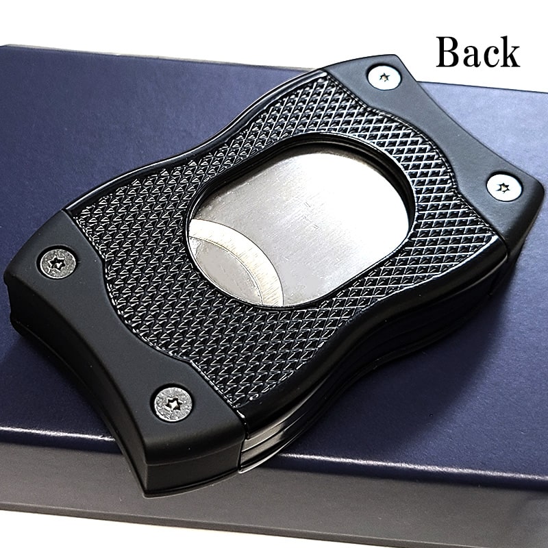 葉巻用 シガーカッター ブラック コリブリ Vカット フラットカット