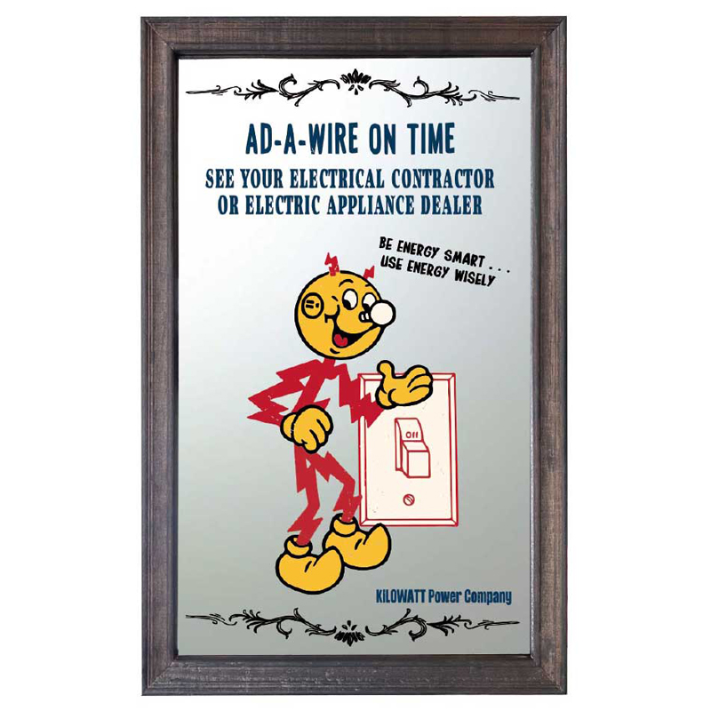 レディキロワット パブミラー 鏡 アクリル製 アクリルミラー 壁面装飾