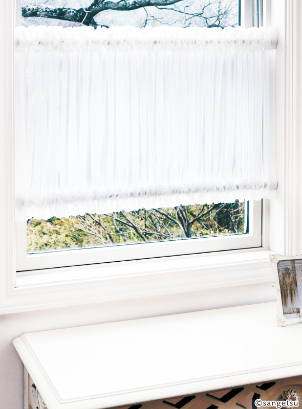 サンゲツ（SANGETSU） カフェカーテン ダブルポール SC7618〜SC7619