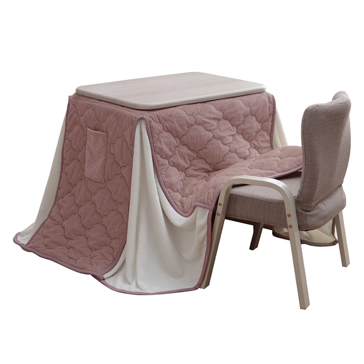 こたつテーブル セット クルム パーソナルこたつ 3点セット 一人用