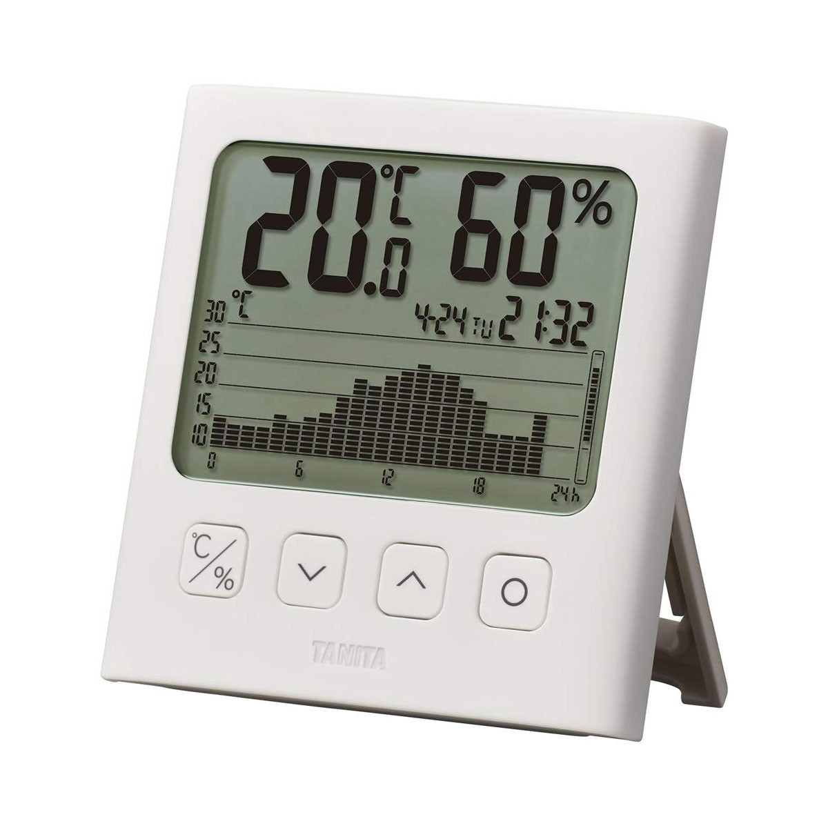 TANITA（タニタ） デジタル温湿度計 グラフ 14日間 2週間 記録 ログ
