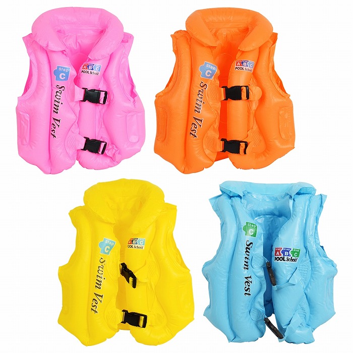 幼児 キッズ 子供用 4-6歳 スイムベスト S/Mサイズ フローティング