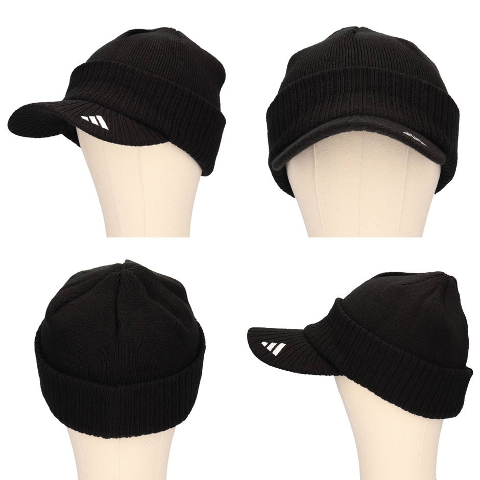 adidas（アディダス） ツバ付き ニット帽 バイザーニット ニット