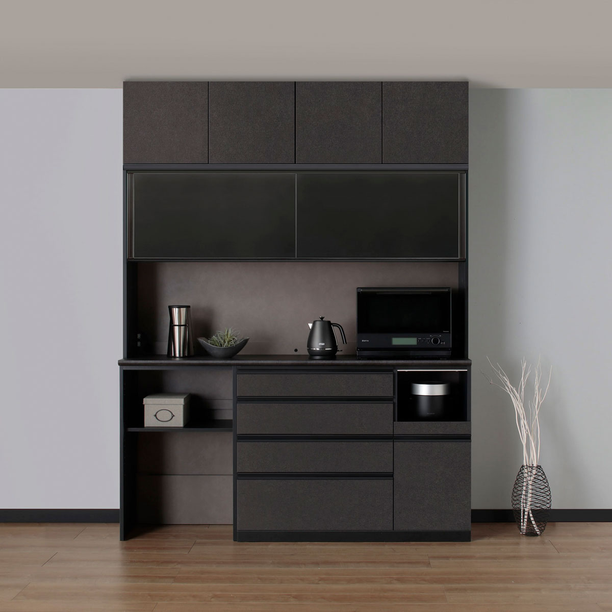 綾野製作所 LKシリーズ 食器棚 キッチンボード フィラー 幅120 高さ5