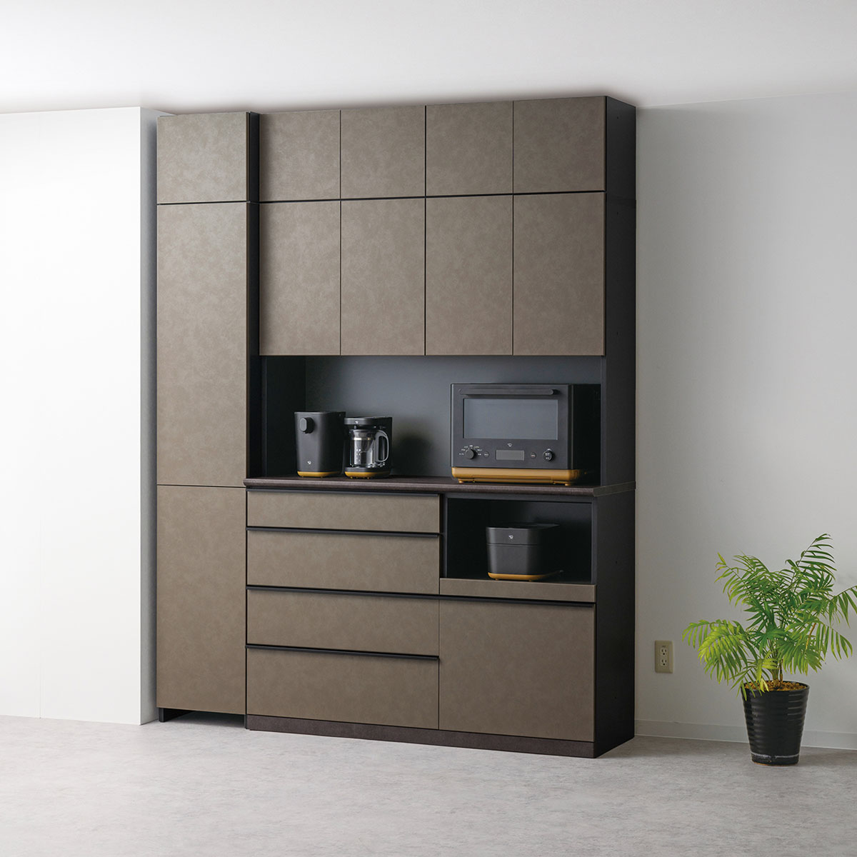 綾野製作所 LKシリーズ 食器棚 キッチンボード フィラー 幅120 高さ5