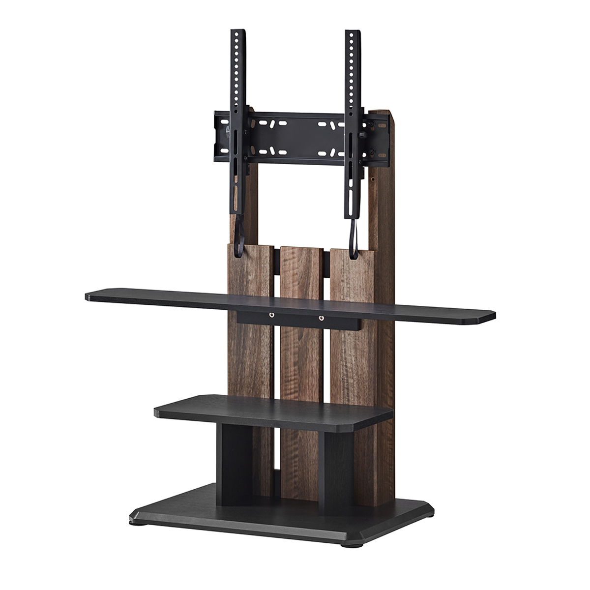 朝日木材加工 テレビ台 フロアスタンド 北欧風 キャスター付 55V型対応