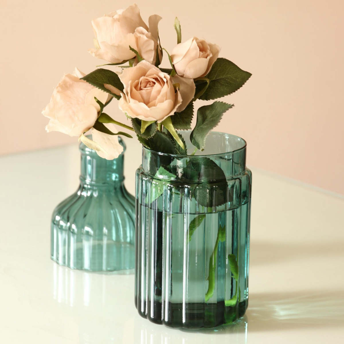 花瓶 ウェーブボトル フラワーベース 2WAY （ 花器 花びん 一輪挿し