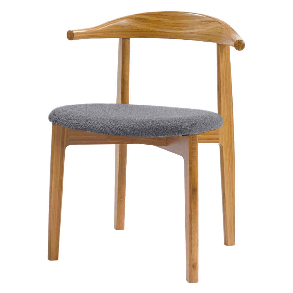 TEORI（テオリ） ダイニングチェア 座面高43cm 肘あり 竹製 Fシリーズ