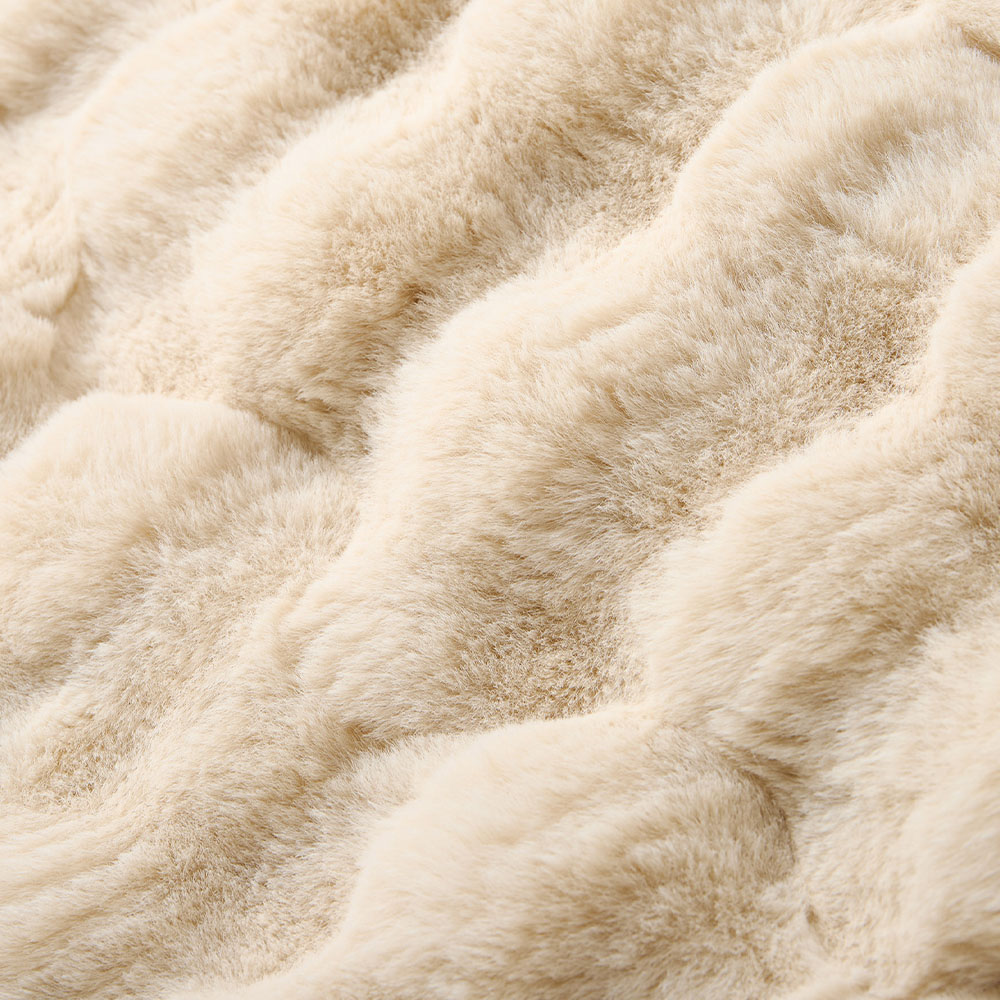 こたつ掛け布団 ルナ 楕円形 210×170cm こたつ布団 もこもこ ラビット