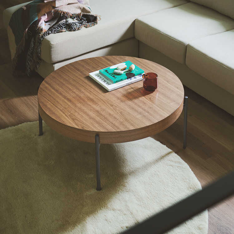 ローテーブル センターテーブル 直径80 円形 丸 円卓 ラウンドテーブル