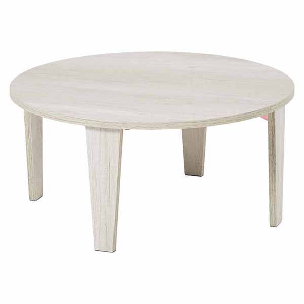 折りたたみテーブル ヴィンテージ風 円形 座卓 折れ脚テーブル MT-6868