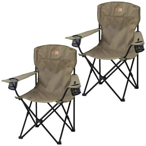 IRIS OHYAMA（アイリスオーヤマ） アウトドアチェア 2脚セット