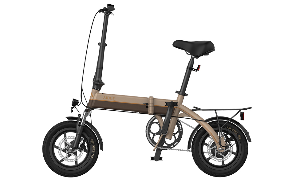 型式認定済み！女性の方も楽々」電動自転車 14インチ AiDDE 電動