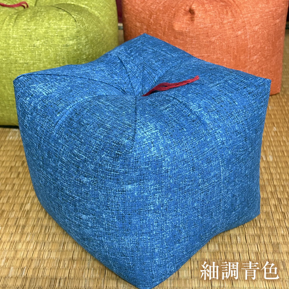 正座クッション Lサイズ そば殻入り 大【横約26cmx奥行約26cmx高さ約